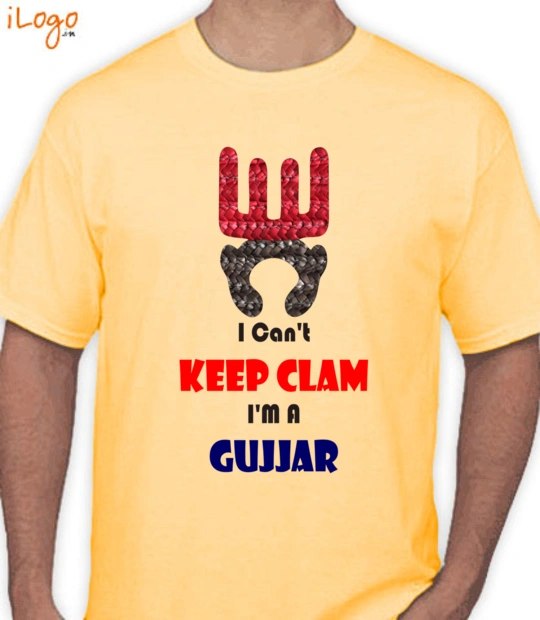 2017 Keep-Clam-Gujjar T-Shirt
