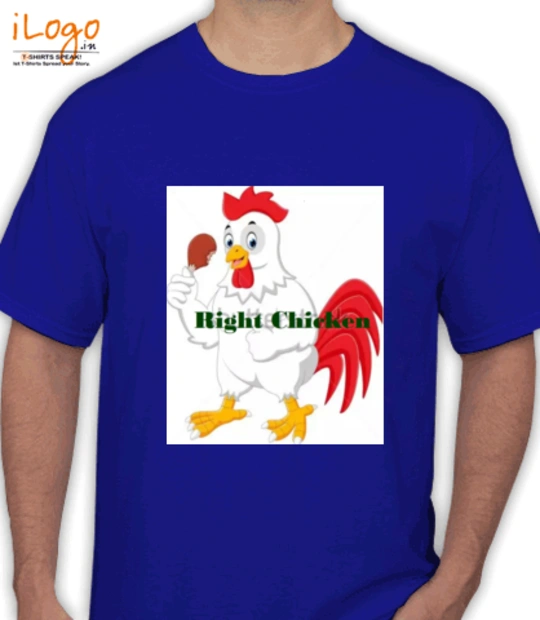 T shirts Right-Chicken T-Shirt