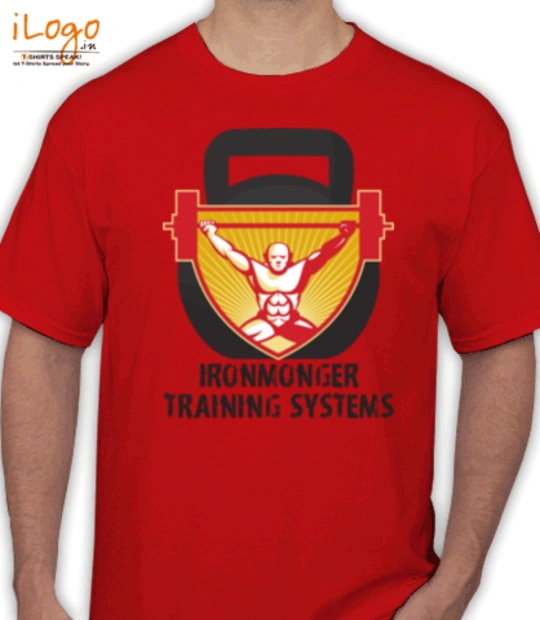 T shirts ITS-Mens-Red T-Shirt