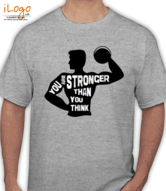 Gym Inspirational U-R-Stronger T-Shirt