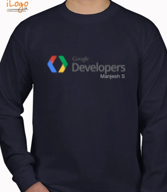 Googledev - Personalized full sleeves T-Shirt