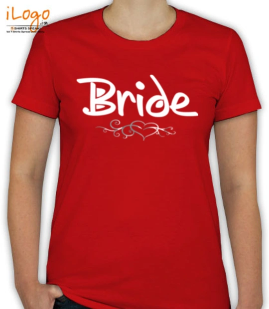 Bachelor Party bride-heart-shape T-Shirt