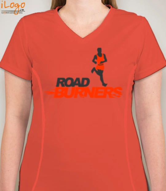 Kashmira-orange - Blakto Women's Sports T-Shirt