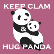 Keep-clam-%-hug-panda