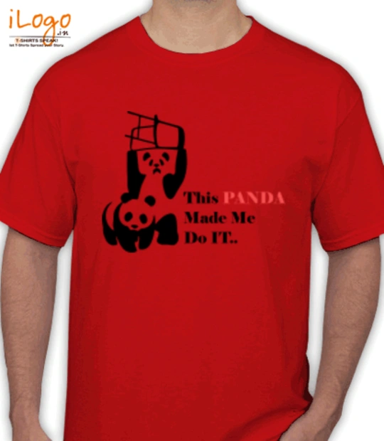 Wwf orgnization Panda-made-me-do-it T-Shirt