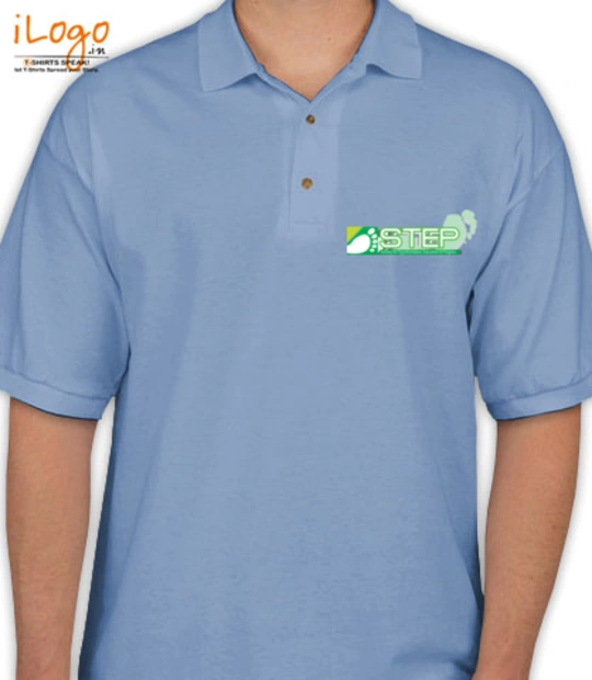 T shirts Grey-on-blue T-Shirt