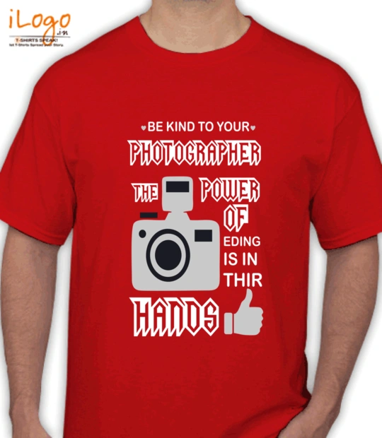 Photographer photographer-power-hand T-Shirt