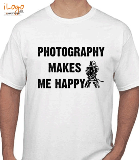 Photographer makes happy photography-makes-happy T-Shirt