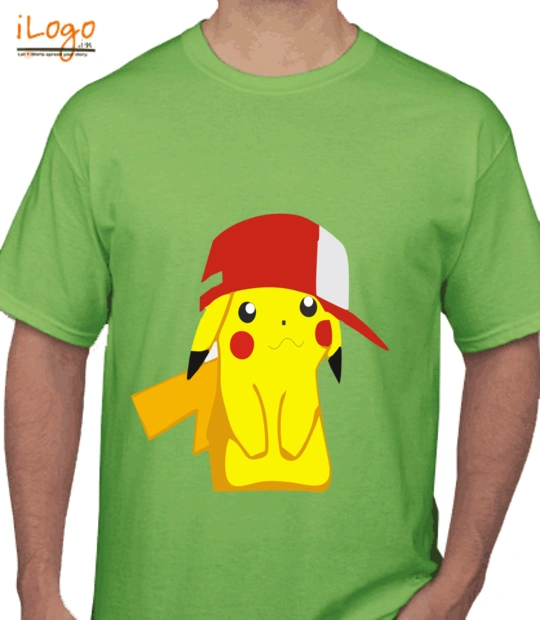 pikachu-cartoon Personalized Men's T-Shirt India