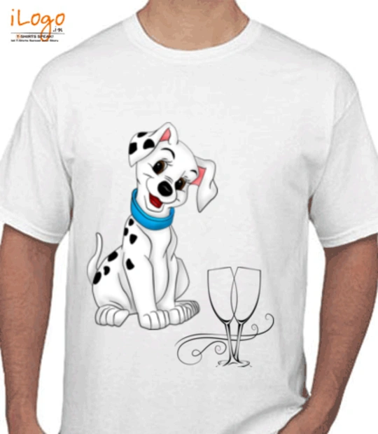 T shirts White-Dog- T-Shirt