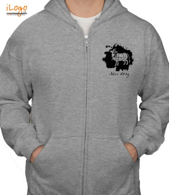 T shirts Grey-NEW-BRAJ T-Shirt
