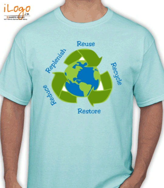 Special people are born in earth-recycle-restore-reuse T-Shirt