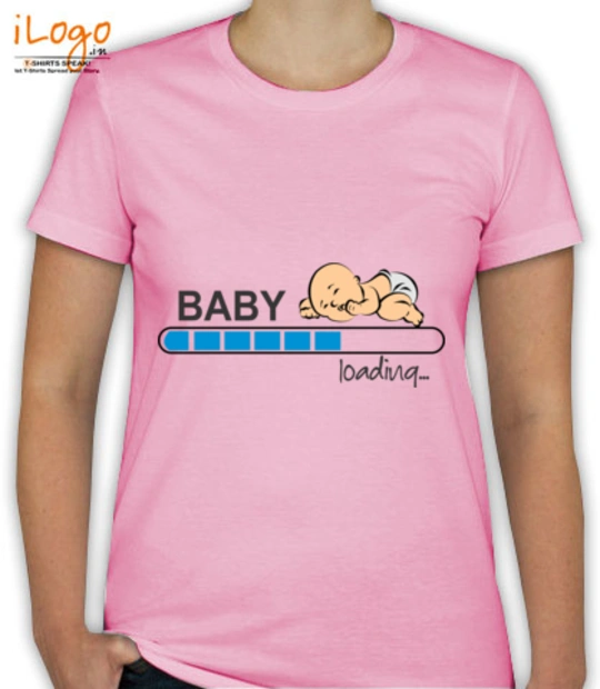 Baby loading funny-tshirt-front-baby T-Shirt