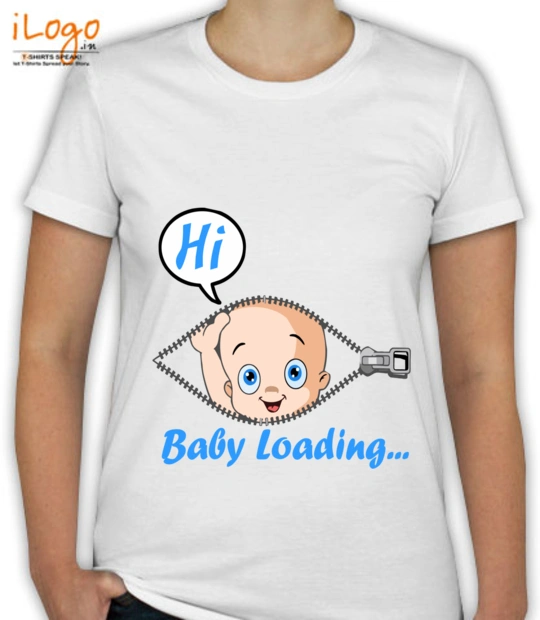 Baby dressed by daddy hii-baby-tshirts-loading T-Shirt