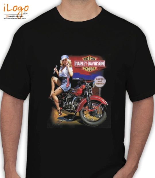 T shirts hdbikebabe T-Shirt