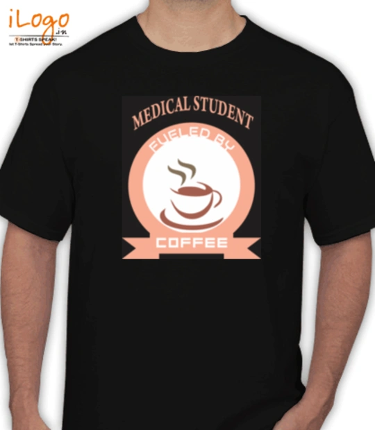 CS my Heart Medical-Student-Fueled-By-Coffee T-Shirt
