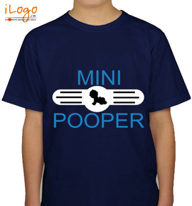 Mini-pooper-tshirt - Boys T-Shirt