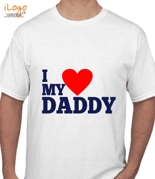 I-love-my-daddy - T-Shirt