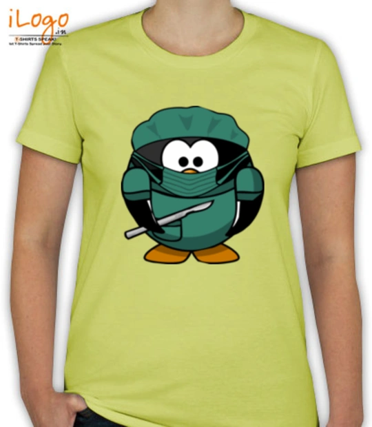 Go Green Yellow Lab penguin-doctor T-Shirt