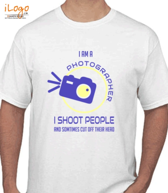 I shoot people shoot-people-design T-Shirt