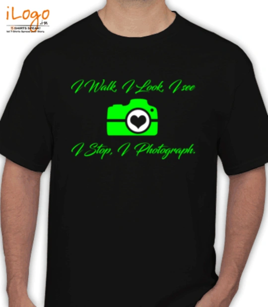 Photographer I-walk%C-see%C-Photograph T-Shirt