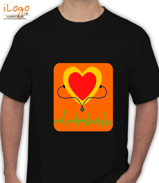 Medical stethoscope-heart T-Shirt