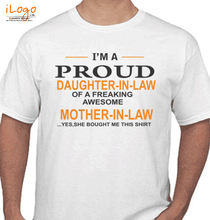 Mother in Law Proud-of-tshirt T-Shirt