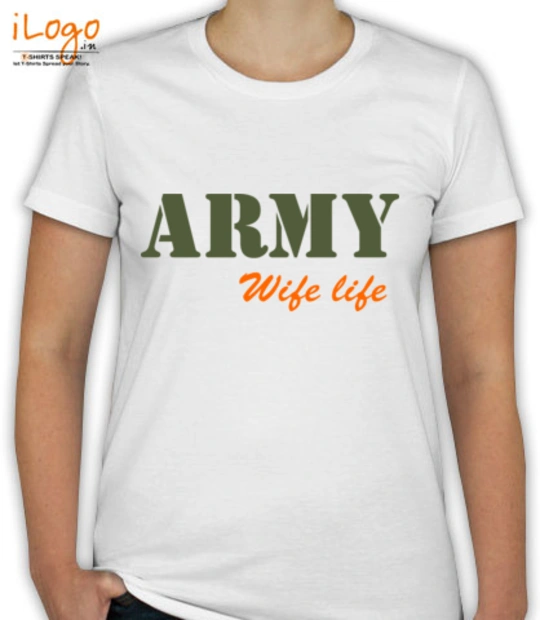 PROUD Army-wife-life T-Shirt