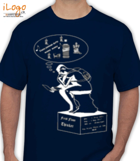 T shirts thinking-man- T-Shirt