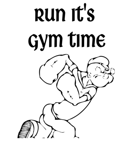 run it's gym time