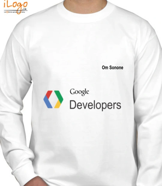 Google-Dev - Personalized full sleeves T-Shirt