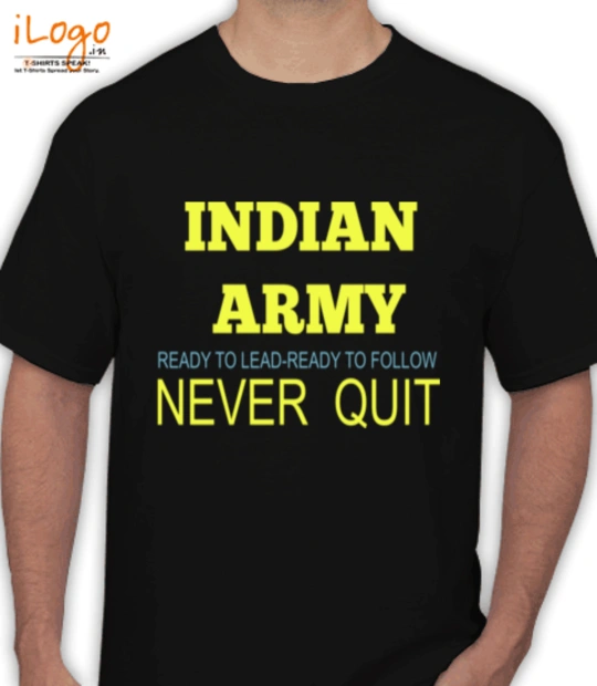 Indian Army Never-quit-tshirt T-Shirt