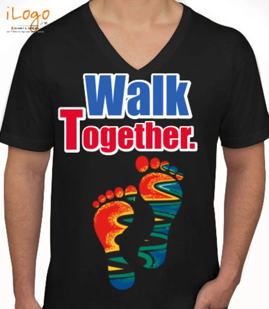 T shirts Lets-Walk- T-Shirt