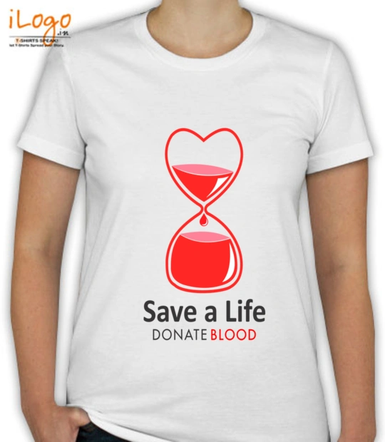 Charity run/walk SAVE-LIFE-DONATE-BLOOD T-Shirt