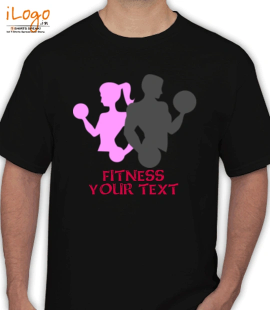 Yoga FITNESS-YOUR-TEXT T-Shirt