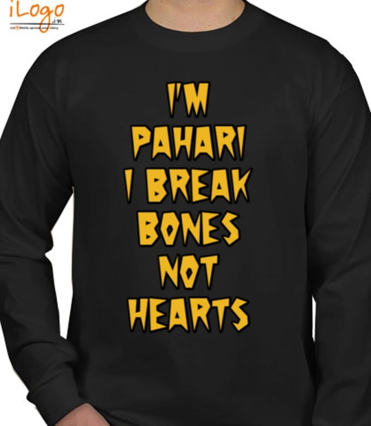 Paharidesign - Personalized full sleeves T-Shirt