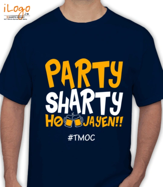 T shirts party-navy-blue T-Shirt