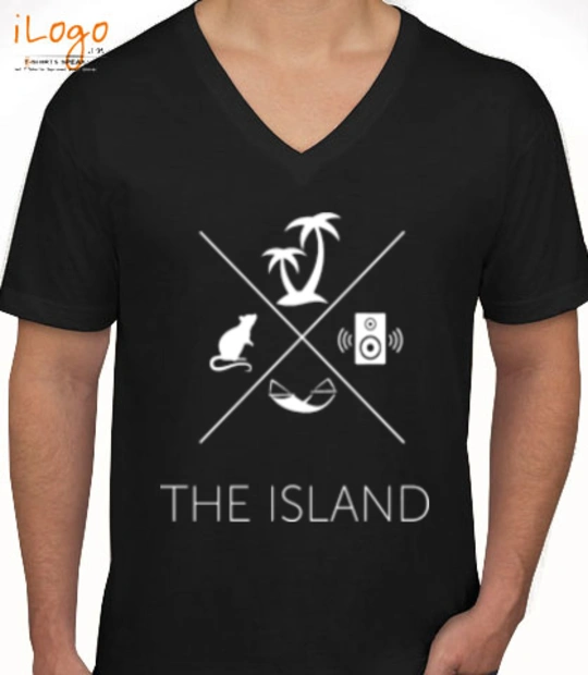 T shirts Island-V T-Shirt