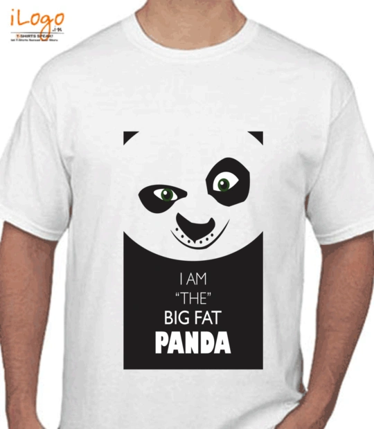 Panda tshirt fat-Panda T-Shirt