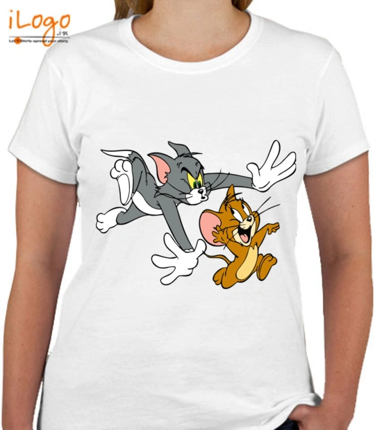 Tom-%-Jerry - Custom Kids T-Shirt for Girls