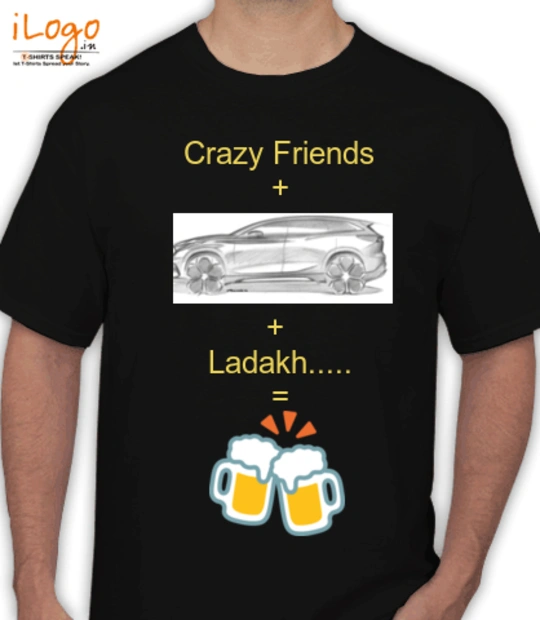 T shirts CrazyFreindsSUV T-Shirt