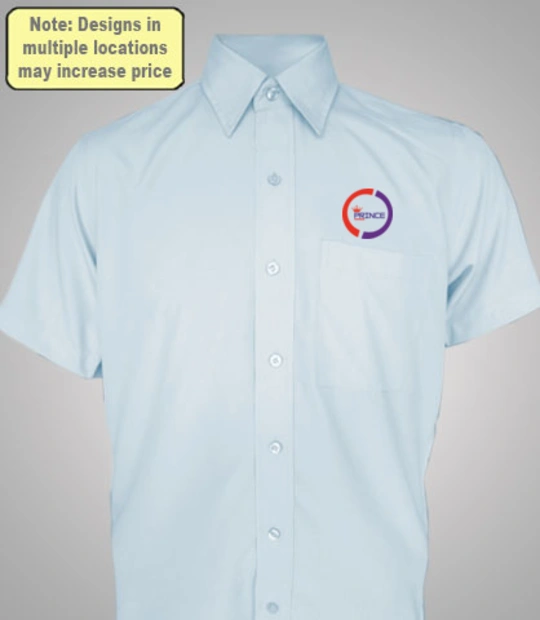 T shirts blue-half-hand T-Shirt