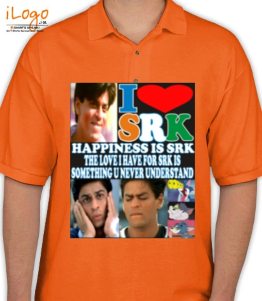 T shirts Orange-Polo- T-Shirt