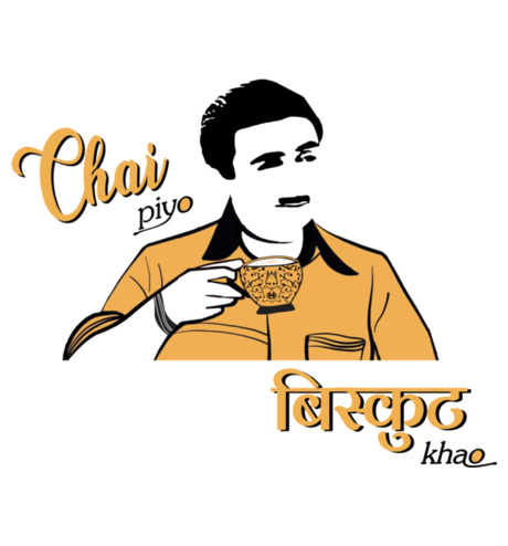 chai piyo biscuit khao