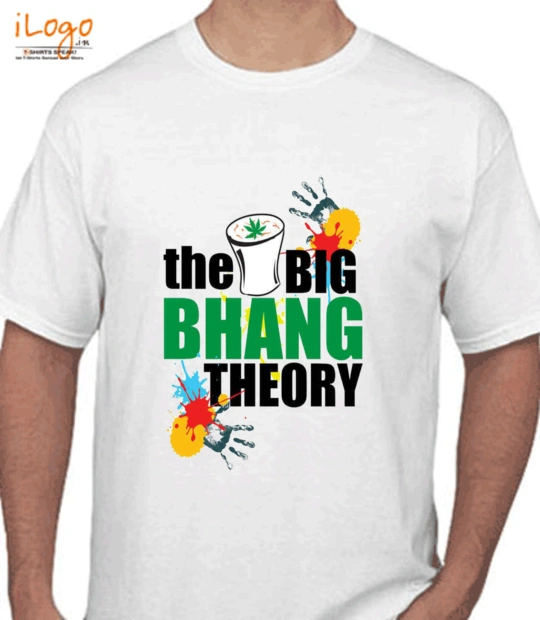 Holi the-big-bhang-theory- T-Shirt