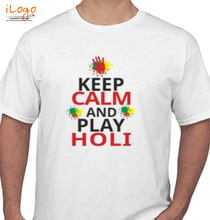 Holi keep-calm-and-play-holi T-Shirt