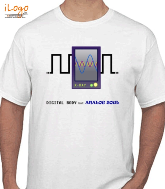  Manwelds digital-wave T-Shirt