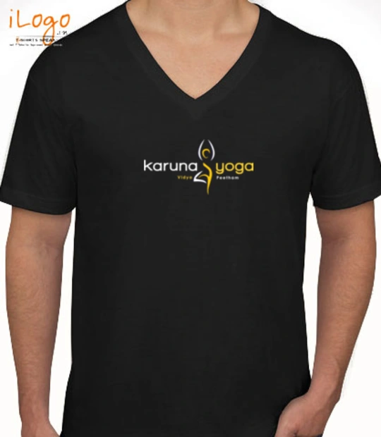 T shirts v-neck-black T-Shirt