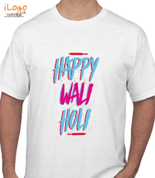 Holi happy-wali-holi T-Shirt