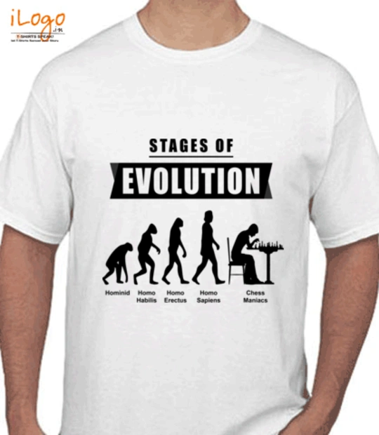 T shirts Evolution-Black T-Shirt